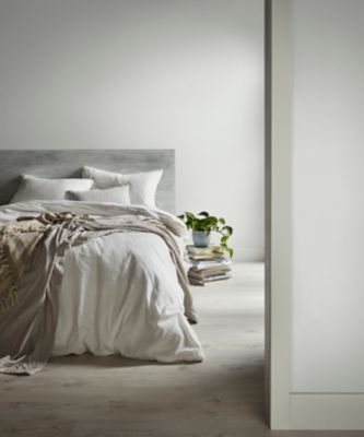 Papier peint vinyle sur intissé GoodHome Recy blanc