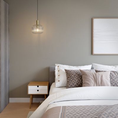 Papier peint vinyle sur intissé GoodHome Tille beige