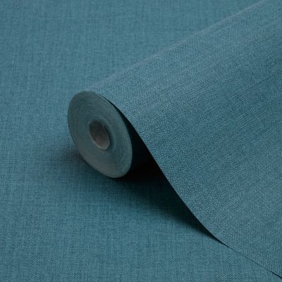 Papier peint vinyle sur intissé GoodHome Tille bleu