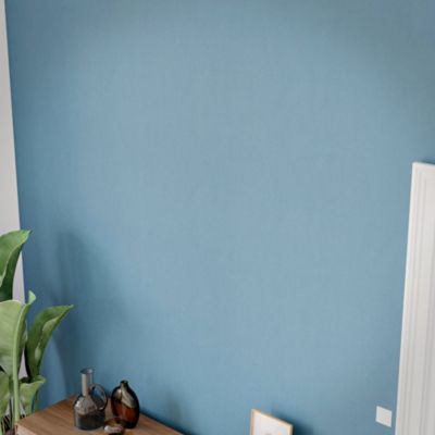 Papier peint vinyle sur intissé GoodHome Tille bleu