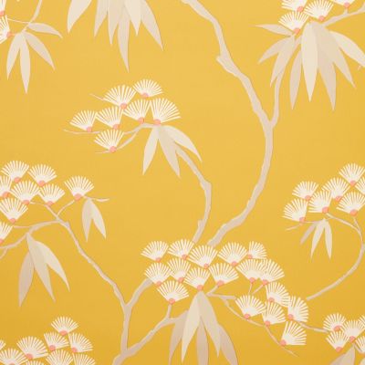 Papier peint vinyle sur intissé jardin japonais GoodHome ocre
