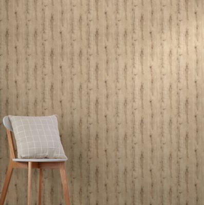 Papier peint vinyle sur intissé Lanloup GoodHome chêne Castorama