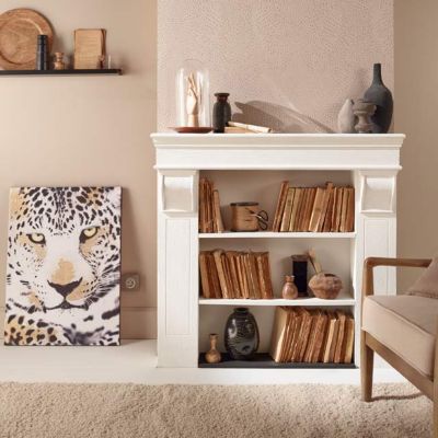 Papier peint vinyle sur intissé Rasch Peau Autruche taupe