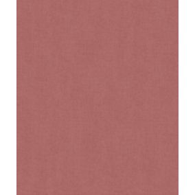 Papier peint vinyle sur intissé Ugepa textile tweed rouge