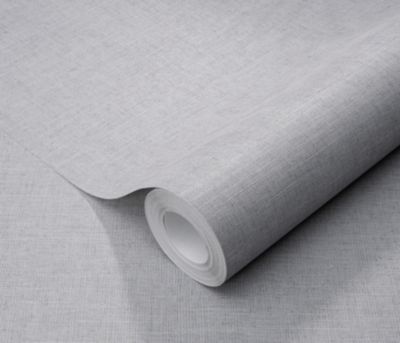 Papier peint vinyle sur intissé uni Casual gris L.1005 x l.53cm Erismann