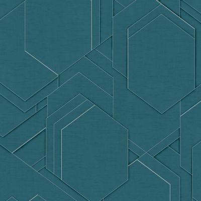 Papier vinyle sur intissé GoodHome Masson bleu