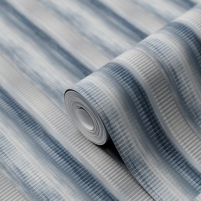 Papier vinyle sur intissé GoodHome Reiter gris et bleu
