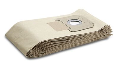 Paquet de 5 filtres papier pour aspirateur NT45/55/561/611 - KÄRCHER - 69042080
