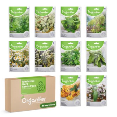 Paquet De Graines D'Herbes Médicinales - 10 Variétés - Pour La Santé Naturelle - Organifer