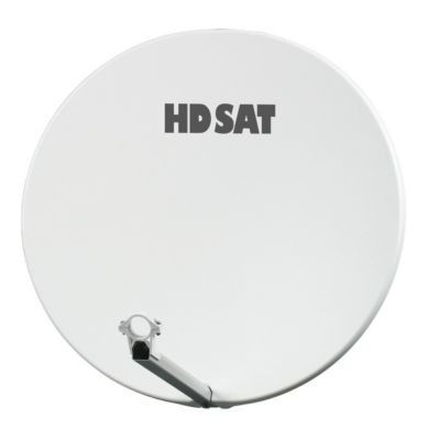 Parabole satellite fibre composite Blanche 75cm + BRIDES INOX Anti Corrosion HDSAT