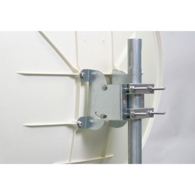 Parabole satellite fibre composite Blanche 75cm + BRIDES INOX Anti Corrosion HDSAT