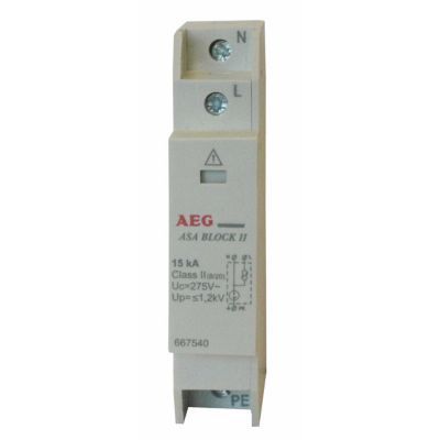 Parafoudre de secteur AEG ASA block II 15kA