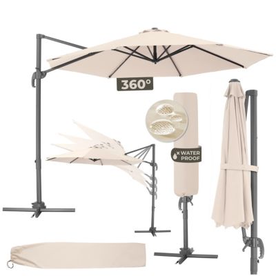 Parasol  300 cm Mécanisme facile à manipuler avec pédale de pied