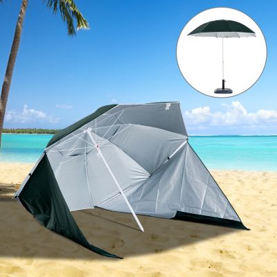 Avis / Test - Tente De Plage Pop-Up - Protection Solaire UV UPF 50 Abri De Plage 2 3 Personnes Sac De Transport Et Piquets Orange