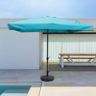 Parasol bleu carré 295 x 295 m degrés PALERME