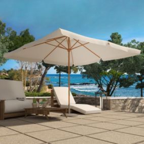 Parasol bois carré 3x3 m PALAWAN degrés Parasol bois carré 3x3 m PALAWAN