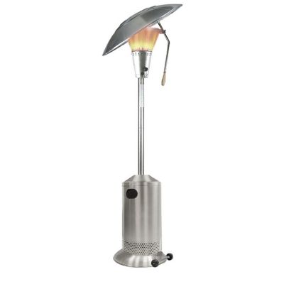 Parasol chauffant à gaz Focus inox