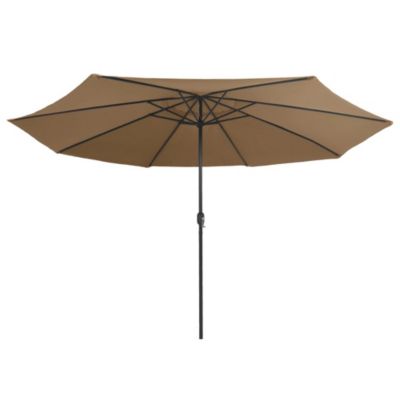 Parasol d'exterieur avec mât en metal metal metal Helloshop26