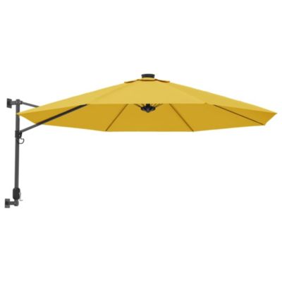 Parasol d'exterieur mural avec led 290 jaune Helloshop26