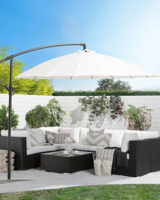 Parasol déporté 268 cm CALABRIA II Beige clair