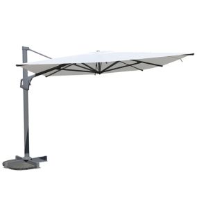 Parasol déporté écru 4x3 m Neptunia