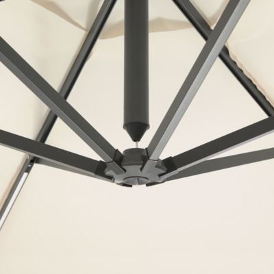 Parasol déporté LED 285 cm CORVAL Beige