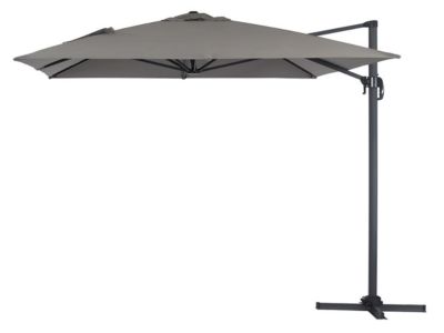 Parasol déporté "Sun 4"  3 x 4 m  Gris