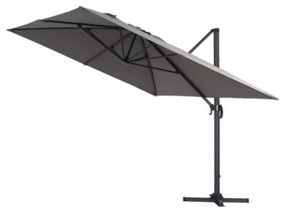 Parasol déporté "Sun 4"  3 x 4 m  Gris