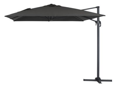 Parasol déporté "Sun 4"  3 x 4 m  Noir