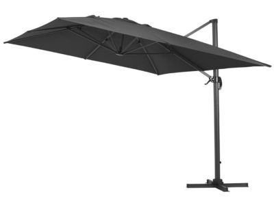 Parasol déporté "Sun 4"  3 x 4 m  Noir