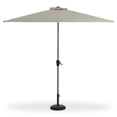 Parasol de balcon Blooma Pali gris serenity 230 x 130 cm