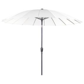 Parasol de jardin 2.55 m beige clair BAIA