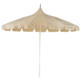 Parasol de jardin 245 cm beige MINOA