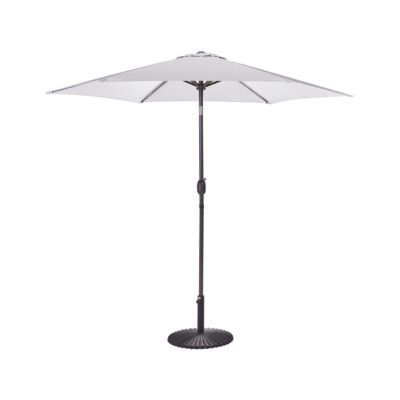 Parasol de jardin 266 cm VARESE Gris clair