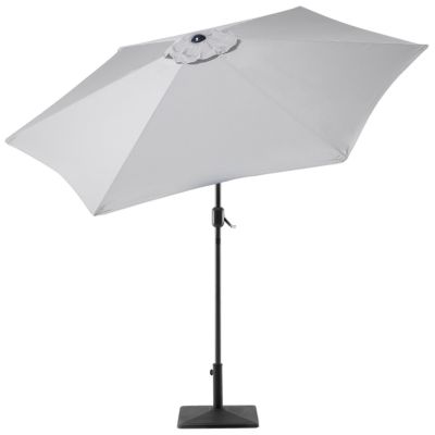 Parasol de jardin 266 cm VARESE Gris clair