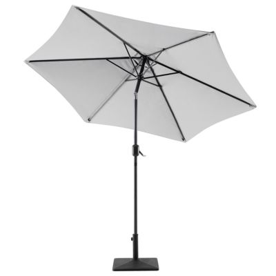 Parasol de jardin 266 cm VARESE Gris clair