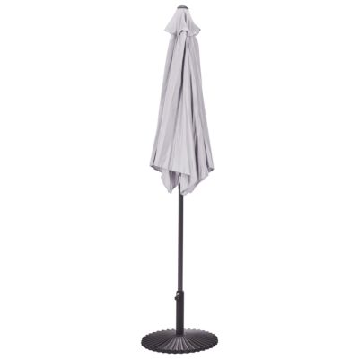 Parasol de jardin 266 cm VARESE Gris clair