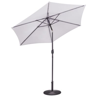 Parasol de jardin 266 cm VARESE Gris clair