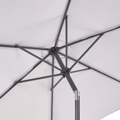 Parasol de jardin 266 cm VARESE Gris clair