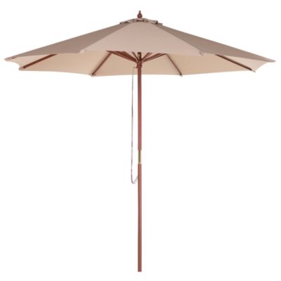 Parasol de jardin 270 cm TOSCANA Beige sable