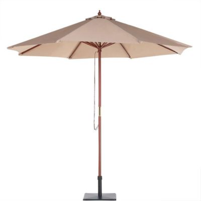 Parasol de jardin 270 cm TOSCANA Beige sable