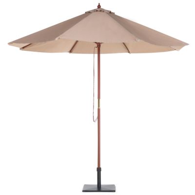 Parasol de jardin 270 cm TOSCANA Beige sable