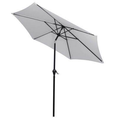 Parasol de jardin avec fonction d'inclinaison 250 cm