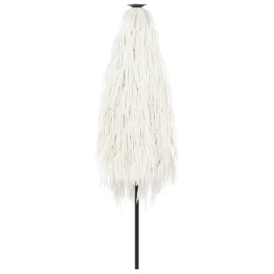 Parasol de jardin avec mât en acier blanc 268x268x226 cm vidaXL