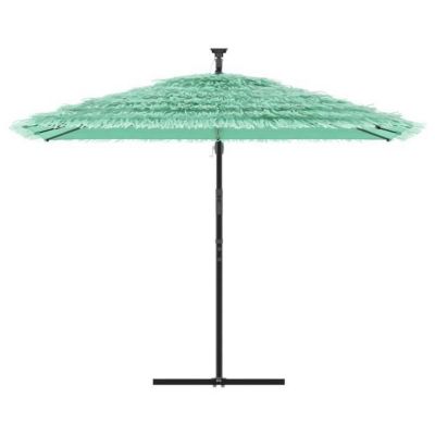 Parasol de jardin avec mât en acier vert 290x290x238 cm vidaXL