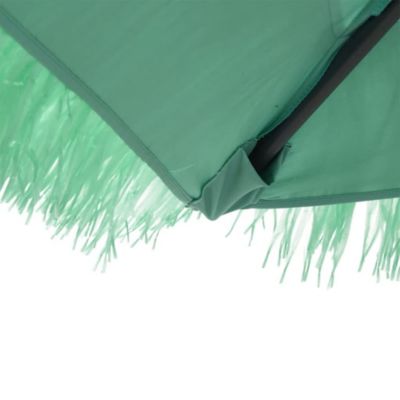 Parasol de jardin avec mât en acier vert 290x290x238 cm vidaXL