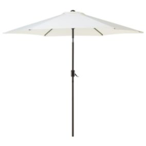 Parasol de jardin beige clair 270 cm VARESE