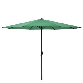 Parasol de Jardin Budapest Résistant Imperméable 300 x 230 cm Vert casa.pro