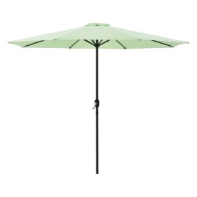 Parasol de Jardin Budapest Résistant Imperméable 300 x 230 cm Vert Pastel casa.pro