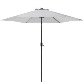 Parasol de jardin gris clair 270 cm VARESE